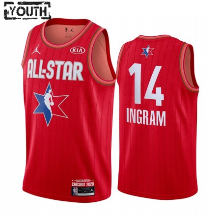 Maglia NBA New Orleans Pelicans Brandon Ingram 14 2020 All-Star Jordan Brand Rosso Swingman - Bambino